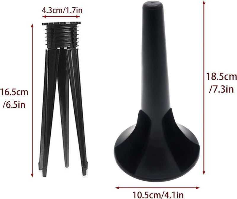 CashBeat Foldable 5-Leg Trumpet Stand, Black Metal Leg Base Trumpet Stand Holder with Protective Felts, Portable Trumpet Holder, Trumpet Instrument Stand Accessories - Image 3